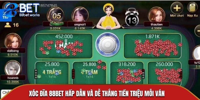 Xóc đĩa 88BET thumb